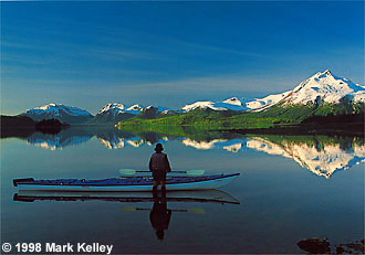 Kayaker, Scidmore Bay, Glacier Bay National Park, Alaska  – Image 2018