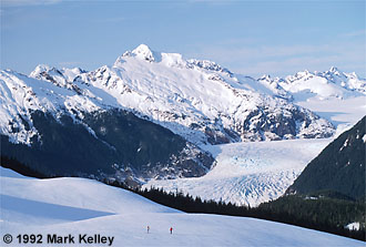Cross-Coutry Skiing, Thunder Mountain, Mendenhall Glacier, Juneau, Alaska  – Image 2043