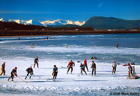Skating at Twin Lakes, Juneau, Alaska  – Image 2232
