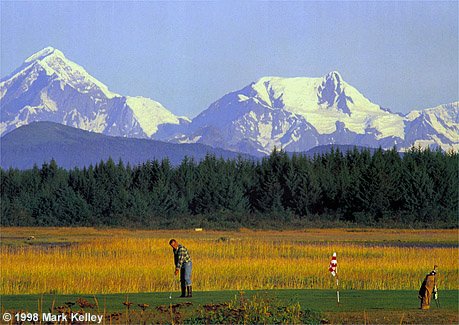 Mt. Fairweather Golf Course, Fairweather Mountains, Gustavus, Alaska  – Image 2333