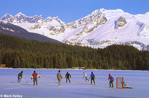 Hockey, Auke Lake, Juneau, Alaska  – Image 2352