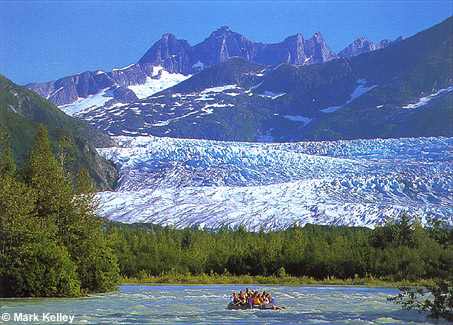 Rafting, Mendenhall River, Mendenhall Glacier, Juneau, Alaska  – Image 2367