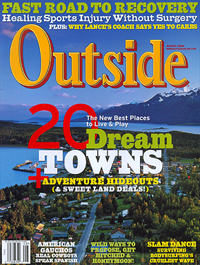 August 2004 Cover of Outside Magazine  – Image 2401