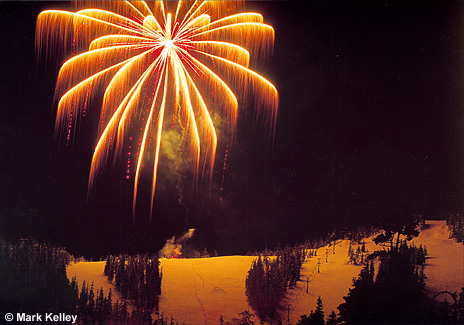 Fireworks, Eaglecrest Ski Area, Juneau, Alaska  – Image 2443