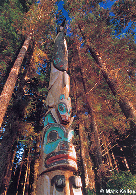 Totem, Sitka National Historic Park, Sitka, Alaska  – Image 2448