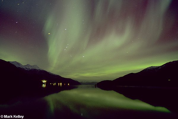 Northern Lights, Gastineau Channel, Alaska – Print #P141  – Image 2601