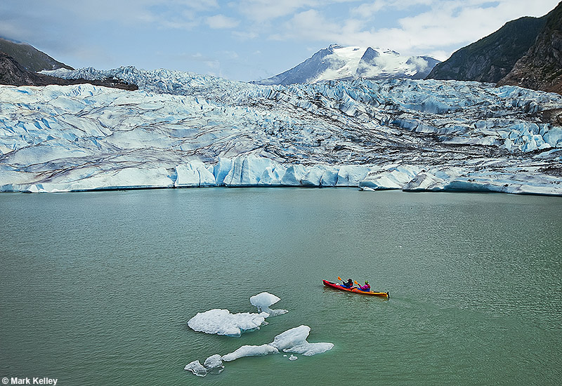Kayaking/ Mendenhall Glacier, Mendenhall Lake, Juneau, Alaska  – Image 2736