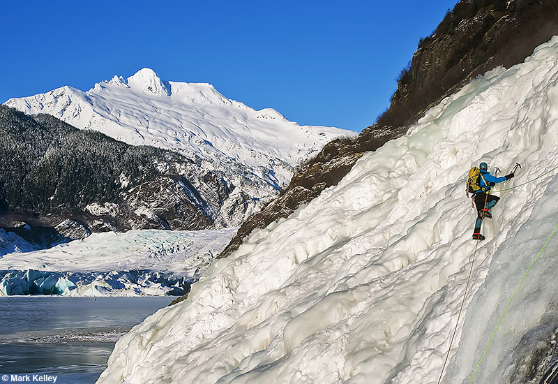 Ice Climbing, Nugget Falls, Mendenhall Glacier, Juneau, Alaska  – Image 2751