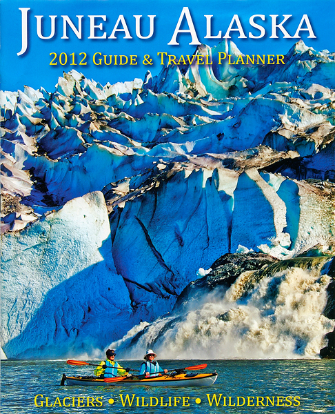 Cover of the Juneau Vacation Planner, Mendenhall Glacier, Juneau, Alaska  – Image 2758