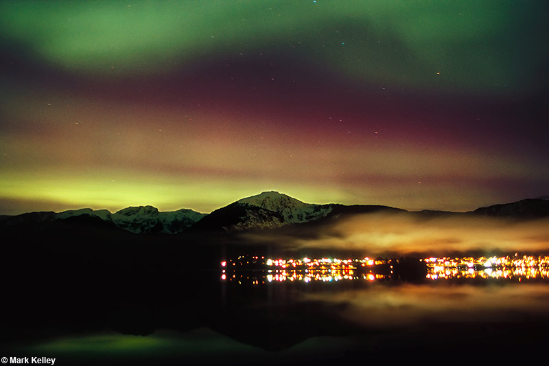 Northern Lights (Aurora borealis), Douglas, Douglas Island, Alaska  – Image 2812