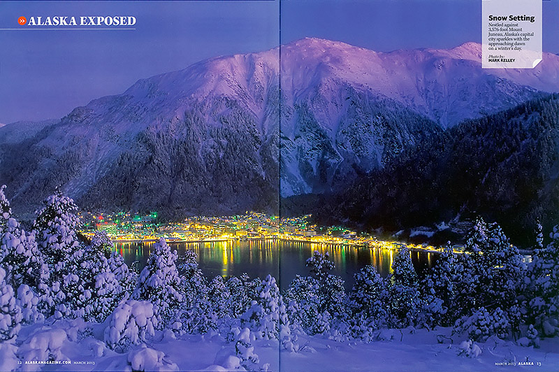 Juneau at Dawn, Alaska Magazine, Alaska Exposed  – Image 2820
