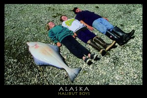Halibut Boys – Alaska – Postcard PC123