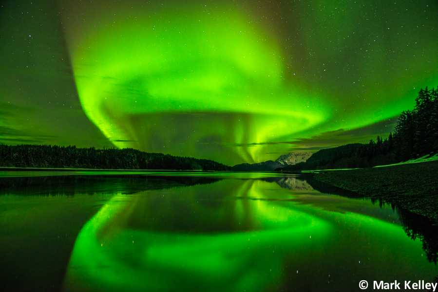 Award Winner “Berners Bay Aurora” Photo Art Print P215 Mark Kelley