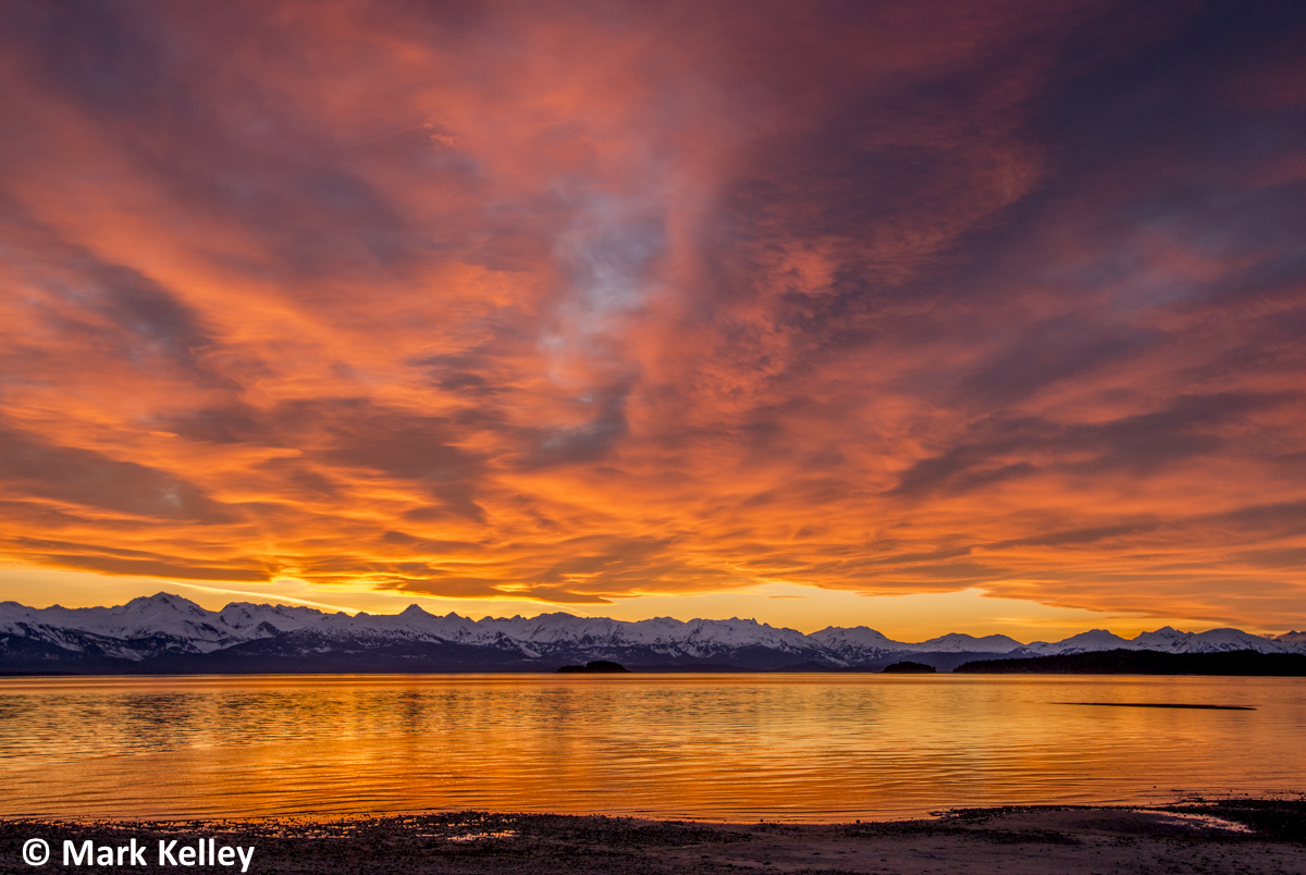 Alaska Sunset, Eagle Beach-Juneau, Alaska Image #2959