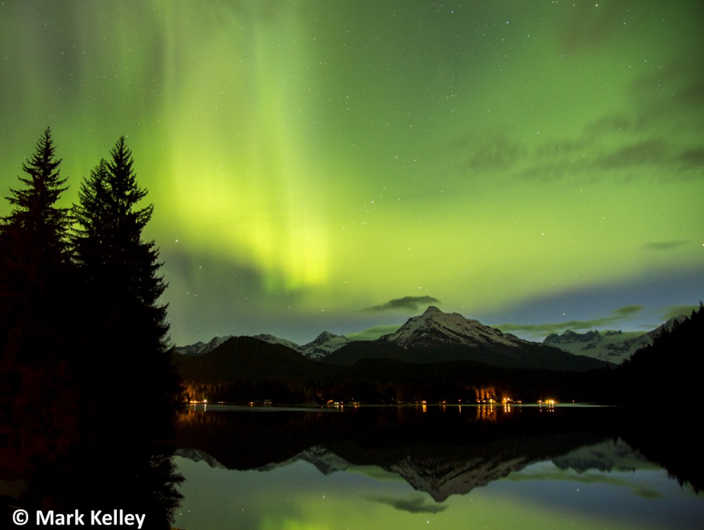 Auke Lake Aurora, Juneau, Alaska #2958