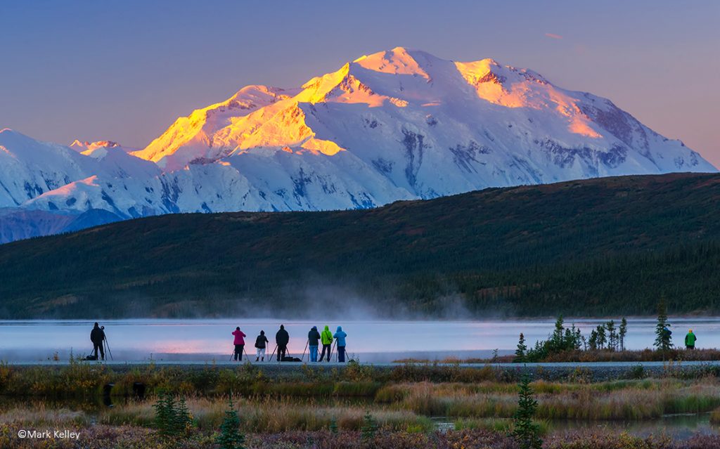 “Line Up,” Denali and Wonder Lake in Denali National Park, Alaska #2993