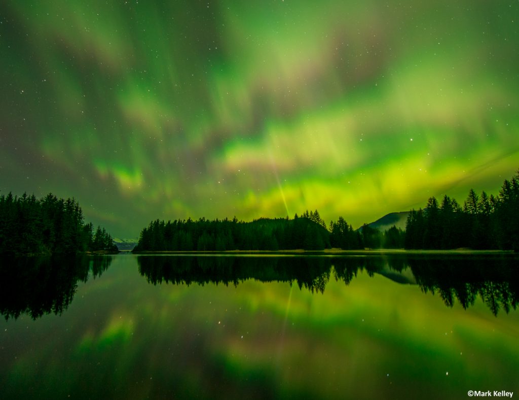 Northern Lights, Pederson Creek Salt Chuck, Juneau, Alaska #3002