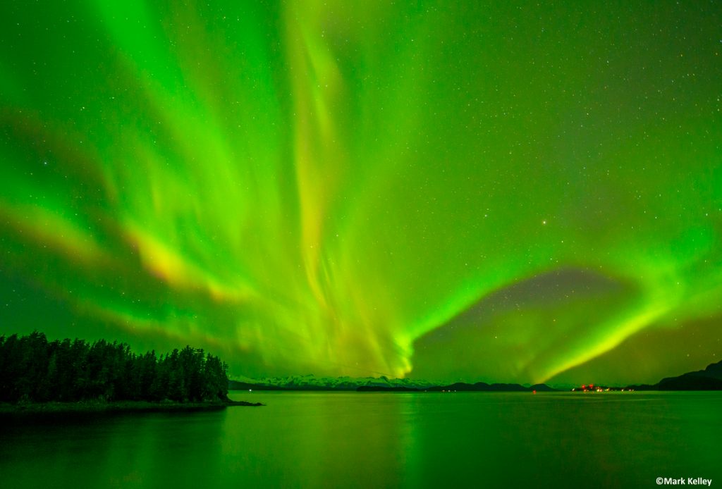 Northern Lights, False Outer Point, Juneau, Alaska #3001