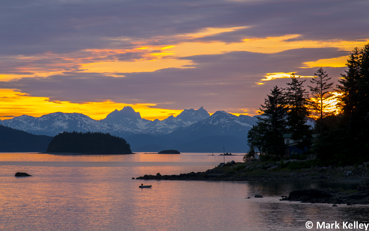 Sunset, Tee Harbor, Juneau, Alaska #3010