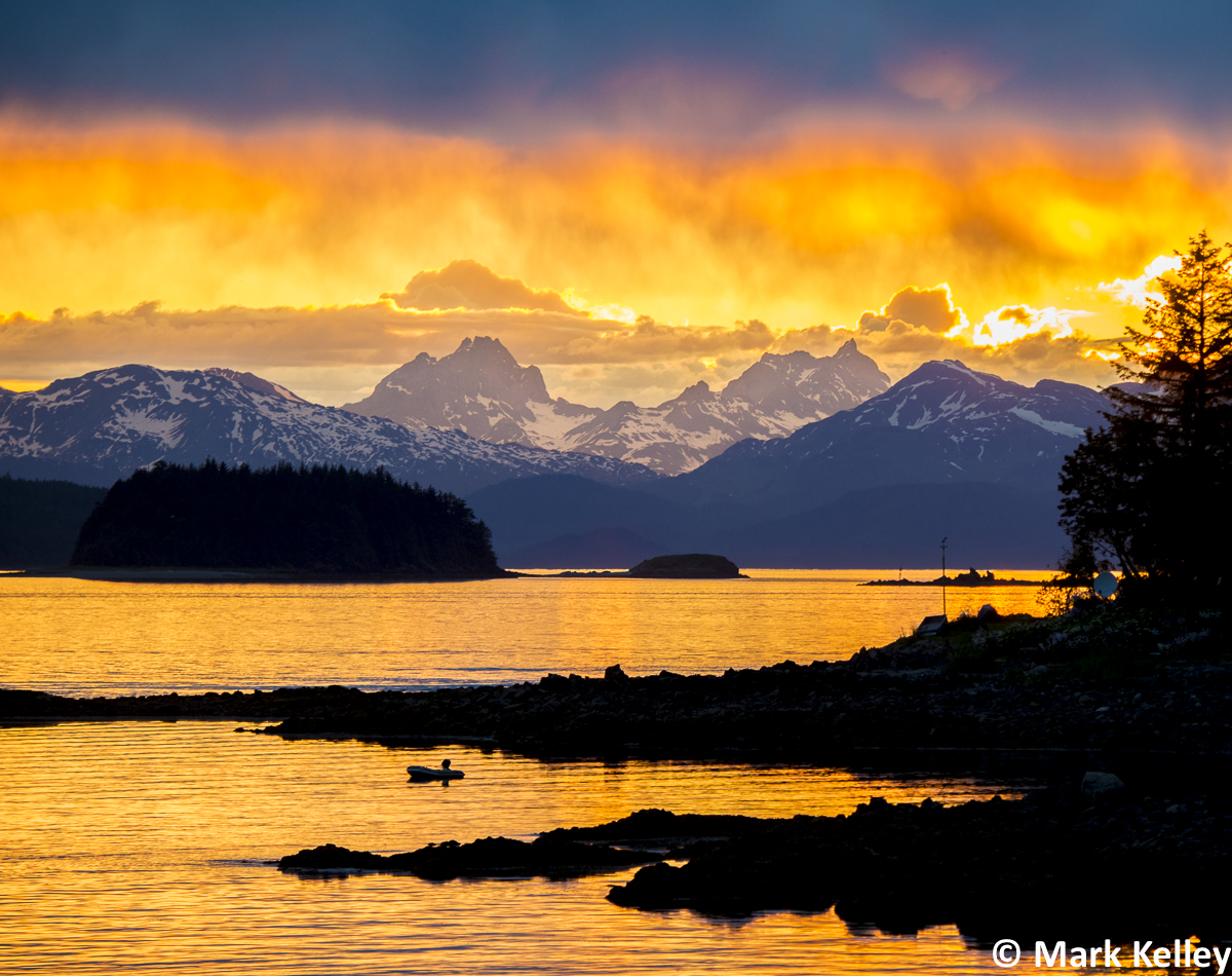 Sunset – Tee Harbor, Juneau, Alaska #3011