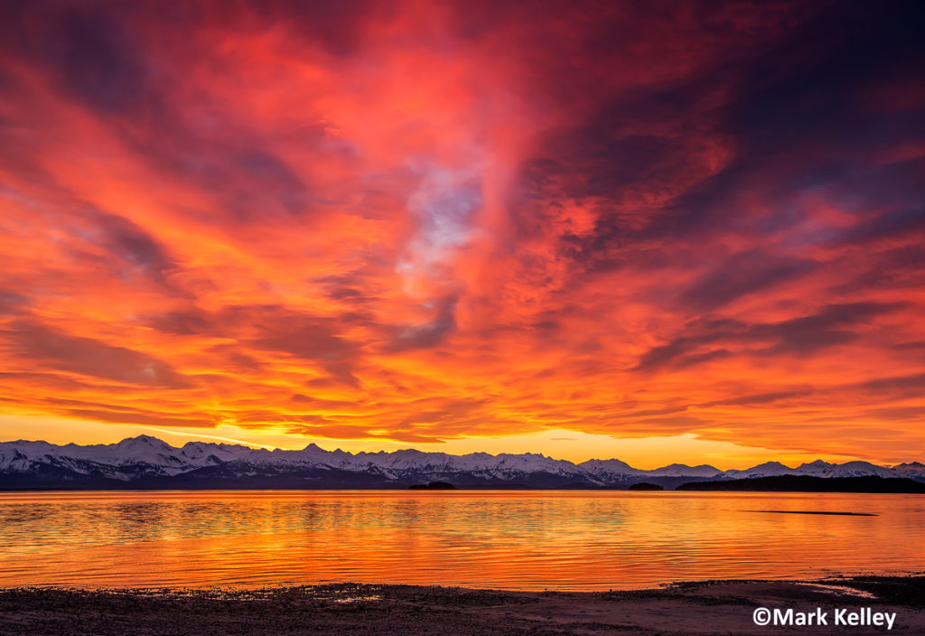 SUNSET SURREAL – Eagle Beach, Juneau, Alaska #3031