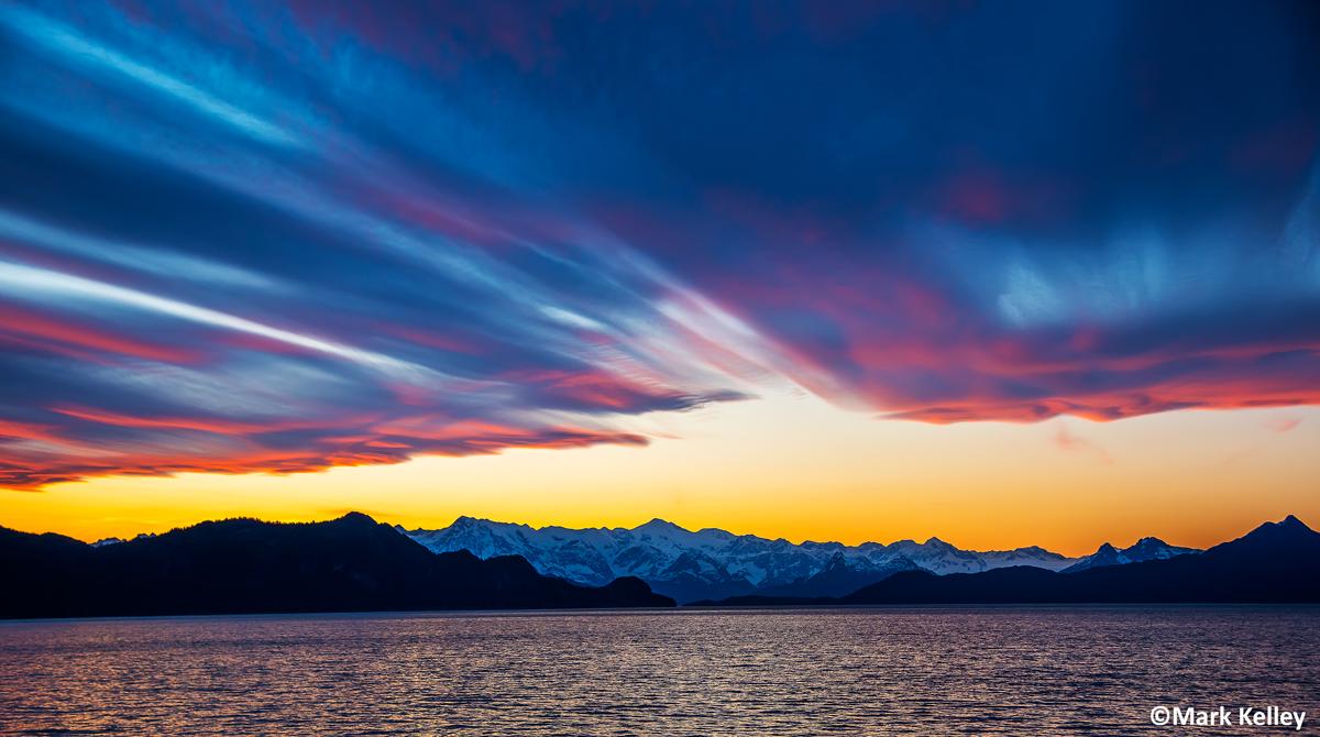 Sunset, Prince William Sound, Alaska #3033