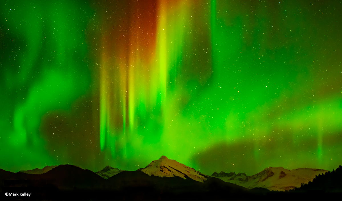 Aurora Borealis, Juneau,  Alaska  #3089