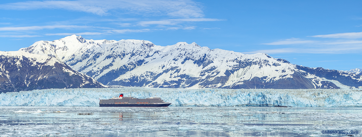 Cunard MS Queen Elizabeth, Hubbard Glacier, AK #3107
