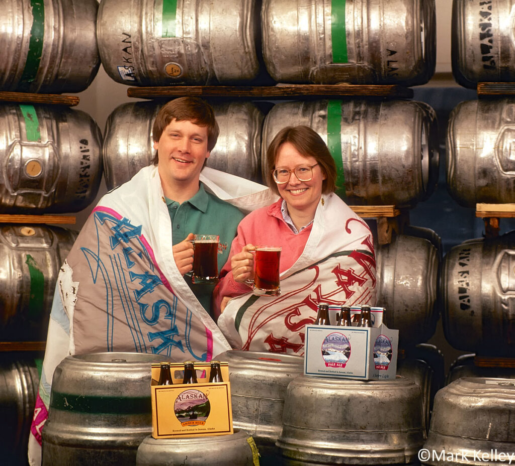 Geoff and Marcy, Alaskan Brewing Co., Juneau, Alaska #3374