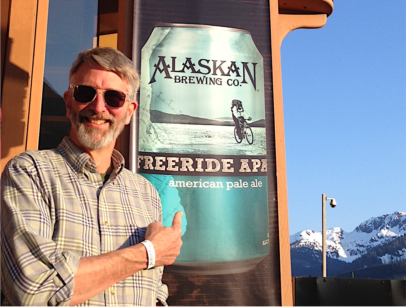Alaskan Beer Label, Juneau, Alaska  #3375