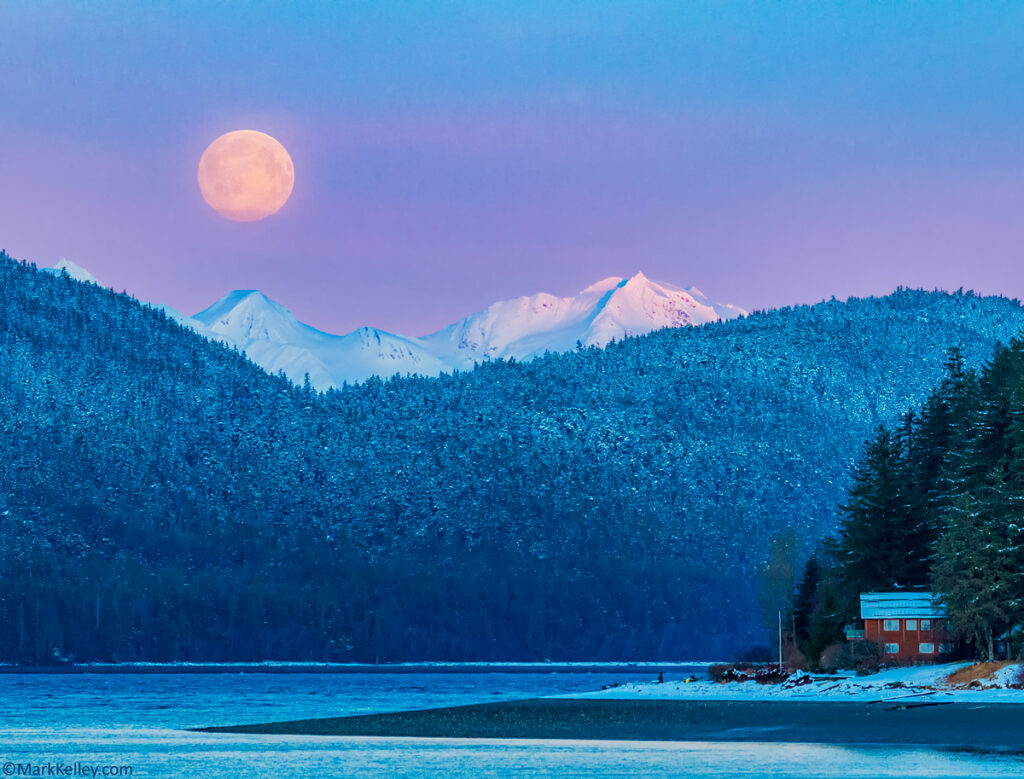Full Moon, Juneau, Alaska #3389