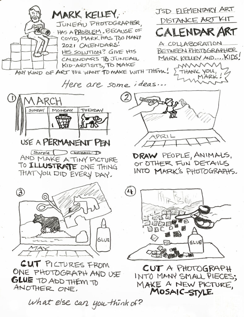 Calendar Giveaway, Juneau, Alaska #3395