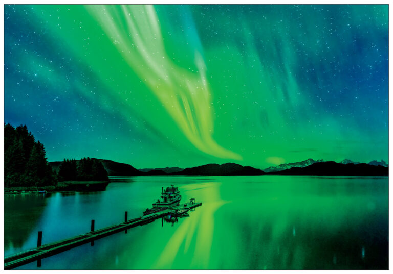 Gull Cove Aurora – Note Card 991