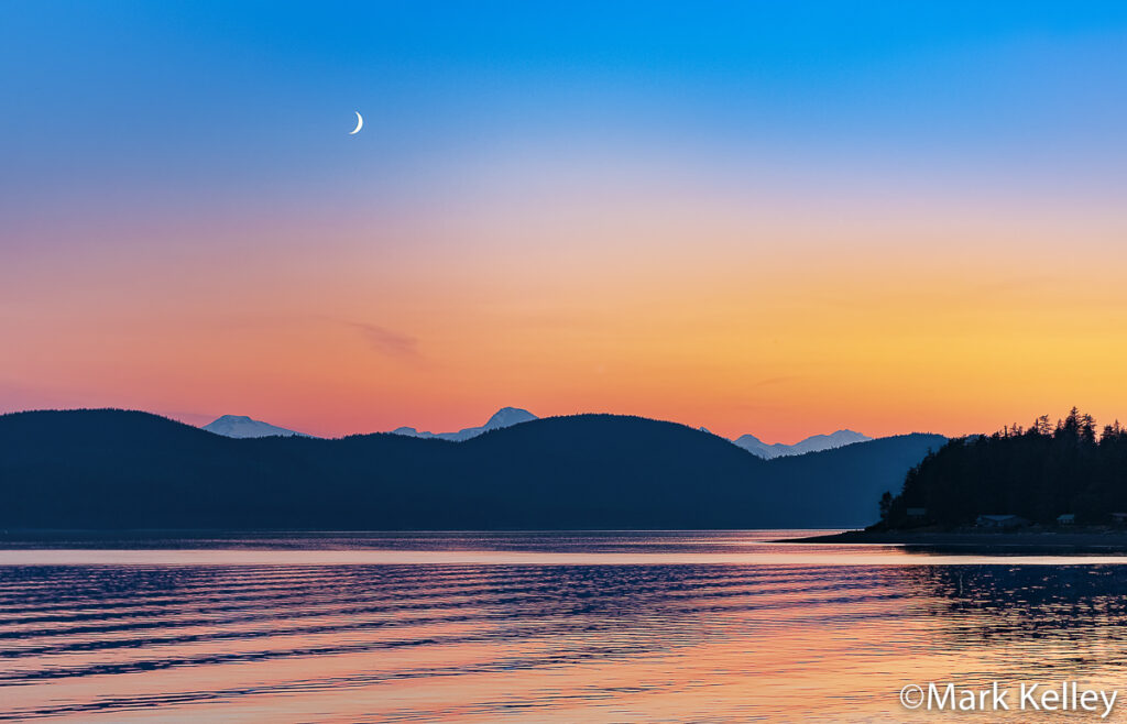 Sliver Moon, Juneau, Alaska #3437