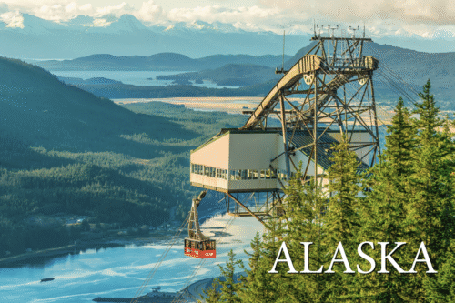 Goldbelt Tram - Juneau, Alaska - Postcard PC2315