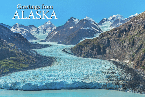 Margerie Glacier -Glacier Bay National Park, Alaska - Postcard PC2318