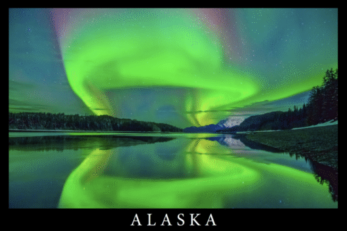 Northern Lights - Postcard PC2320