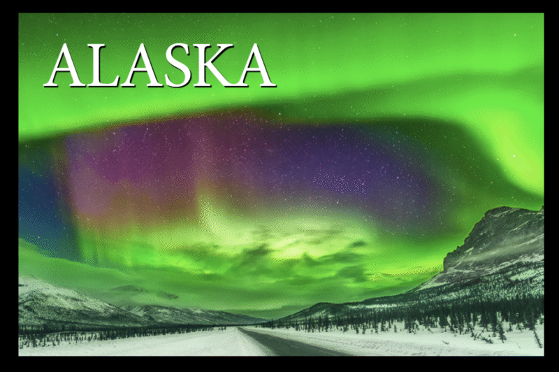 Aurora and Dalton Highway - Postcard PC2322