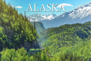 Skagway Train – Alaska – Postcard PC2327