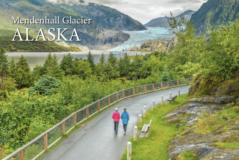 Mendenhall Walking Path - Juneau, Alaska - Postcard PC2330