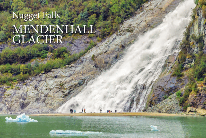 Nugget Falls - Juneau, Alaska - Postcard PC2331
