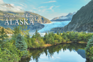 Mendenhall Glacier Pond – Juneau, Alaska – Postcard PC2333