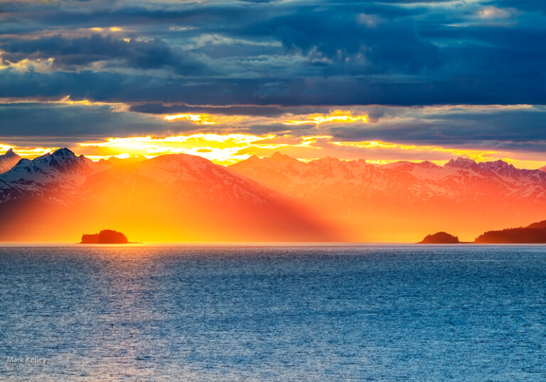 Sunset, Out the road, Juneau, Alaska #3356
