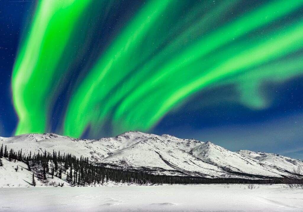 Aurora Borealis, Brooks Range, Arctic Alaska #3376
