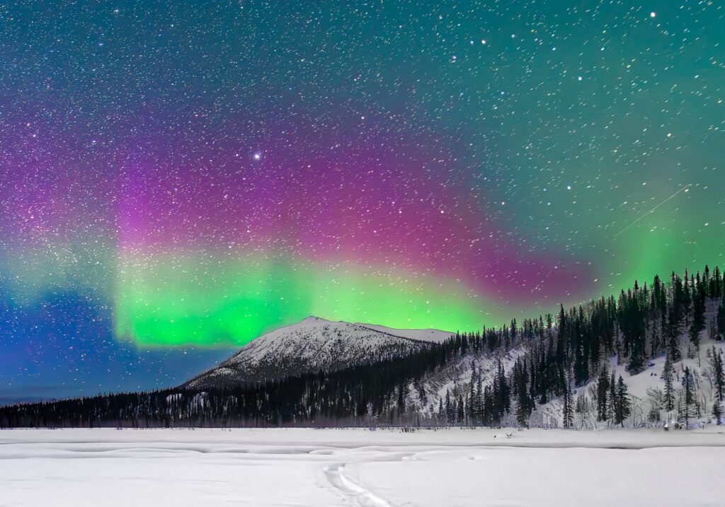 Aurora Borealis, Brooks Range, Arctic Alaska  #3379