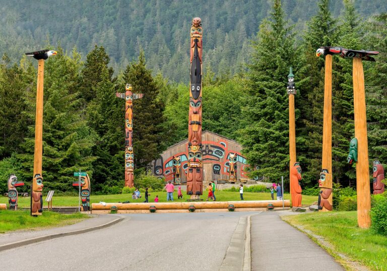 Saxman Totem Park, Ketchikan, Inside Passage, Alaska #3384